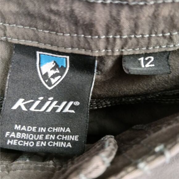 Kuhl SZ 12 Women's Free Range Army Green 11" Cargo Shorts - Picture 6 of 7